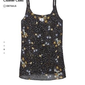 CAbi Cluster Cani- Black Sleeveless Fitted Camisole